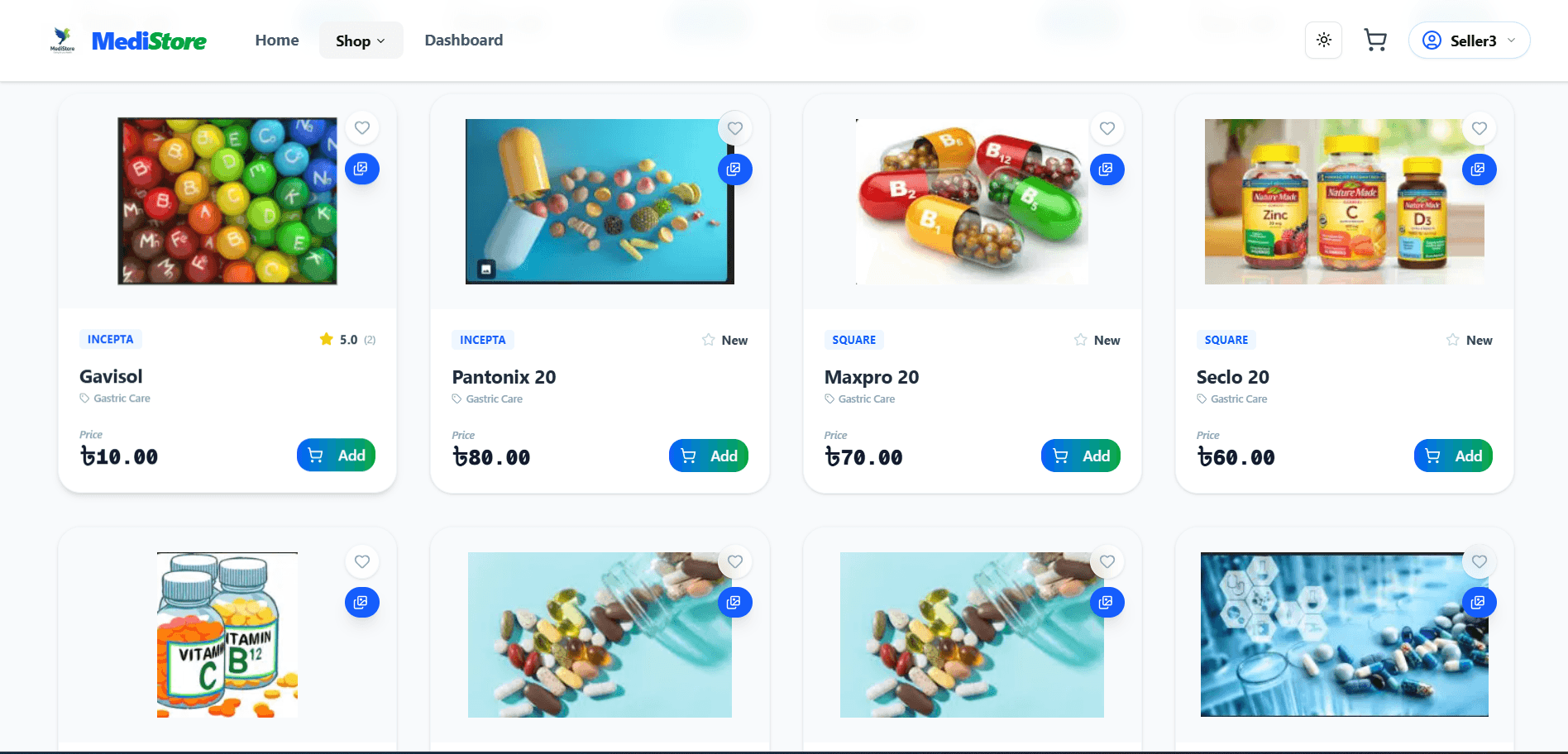 MediStore — Mobile-First Online Pharmacy Platform screenshot 1